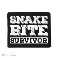 Snake Bite Survivor Venomous Cottonmouth Timber Rattlesnake Mousepad thumb 0
