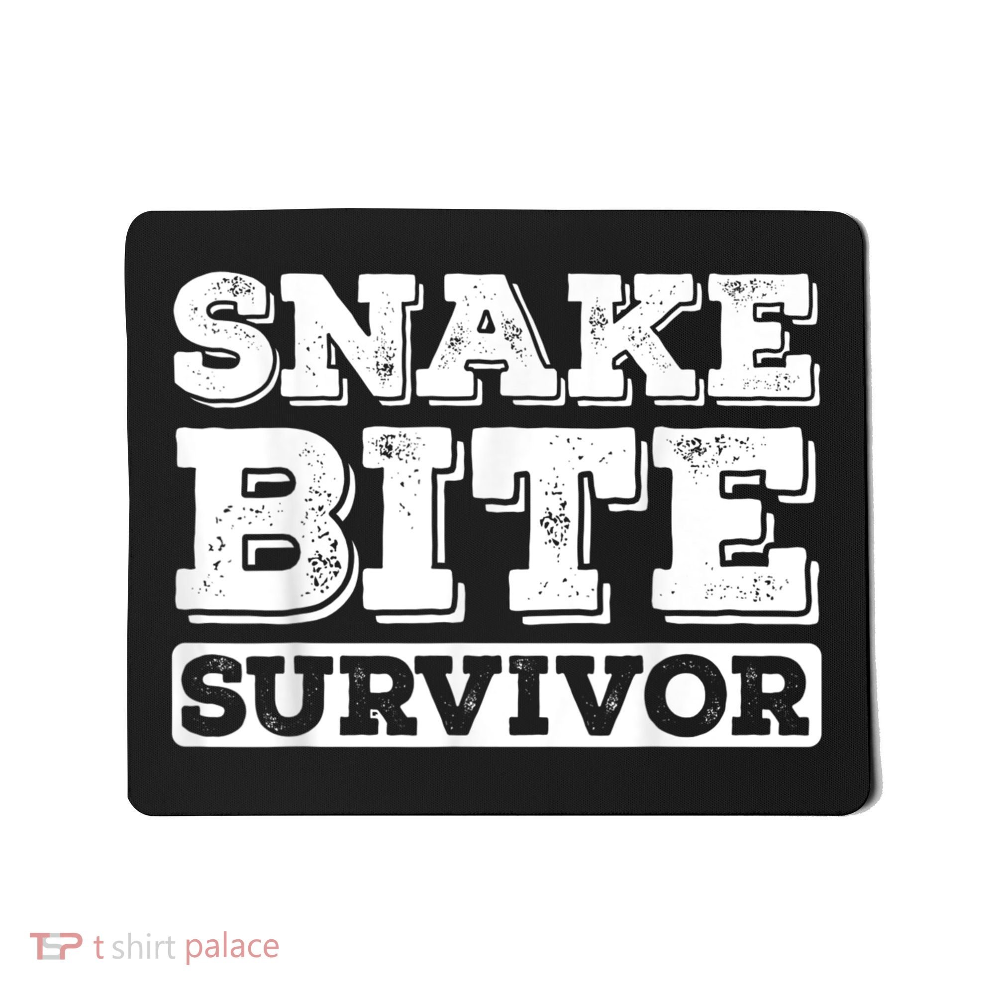 Snake Bite Survivor Venomous Cottonmouth Timber Rattlesnake Mousepad