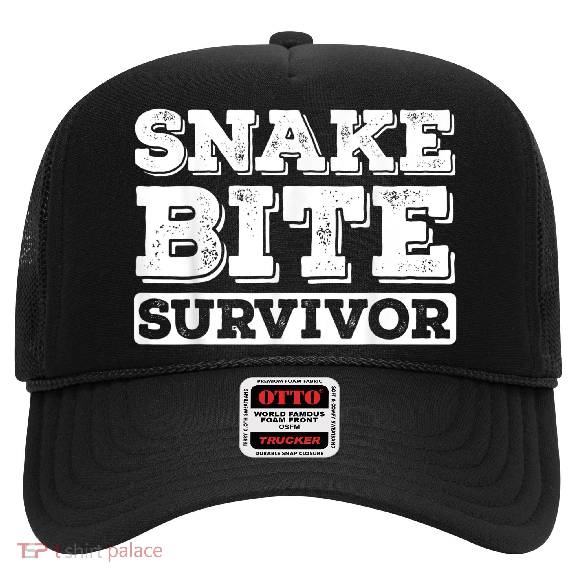 Snake Bite Survivor Venomous Cottonmouth Timber Rattlesnake Hat