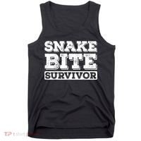 Snake Bite Survivor Venomous Cottonmouth Timber Rattlesnake Tank Top thumb 0