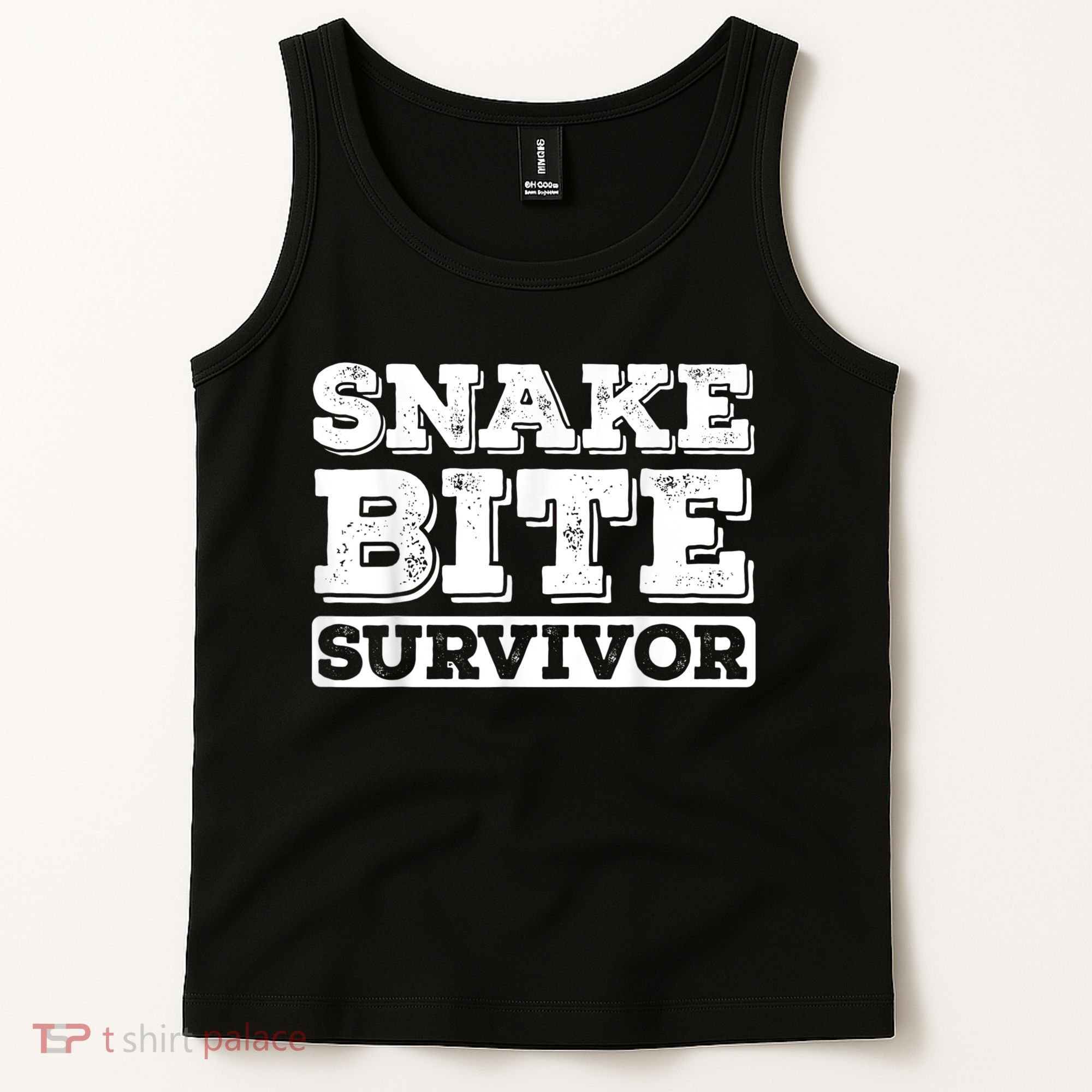 Snake Bite Survivor Venomous Cottonmouth Timber Rattlesnake Tank Top