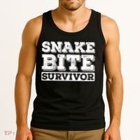 Snake Bite Survivor Venomous Cottonmouth Timber Rattlesnake Tank Top thumb 3