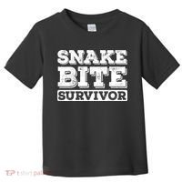 Snake Bite Survivor Venomous Cottonmouth Timber Rattlesnake Toddler T-Shirt thumb 0