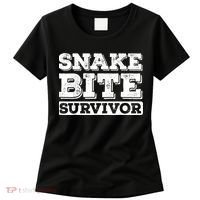 Snake Bite Survivor Venomous Cottonmouth Timber Rattlesnake Women's T-Shirt thumb 0