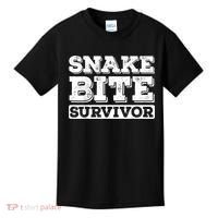 Snake Bite Survivor Venomous Cottonmouth Timber Rattlesnake Kids T-Shirt thumb 0