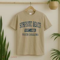 Surfside Beach South Carolina Sc Vintage Sports T-Shirt thumb 2