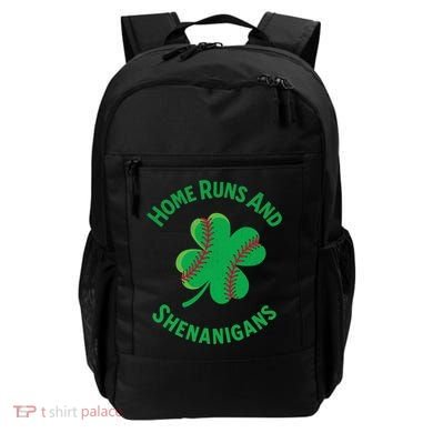 Shamrock Baseball St PaddyS Day Fun Design Gift Backpack