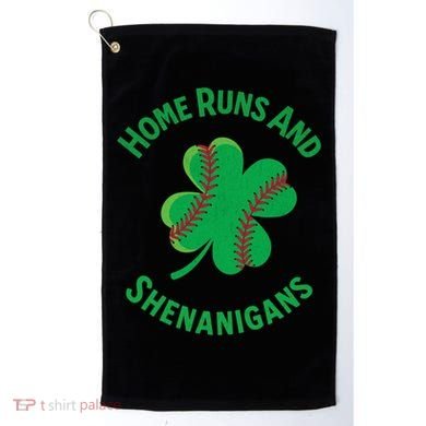 Shamrock Baseball St PaddyS Day Fun Design Gift Golf Towel