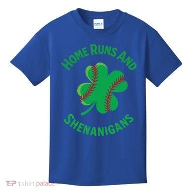 Shamrock Baseball St PaddyS Day Fun Design Gift Kids T-Shirt