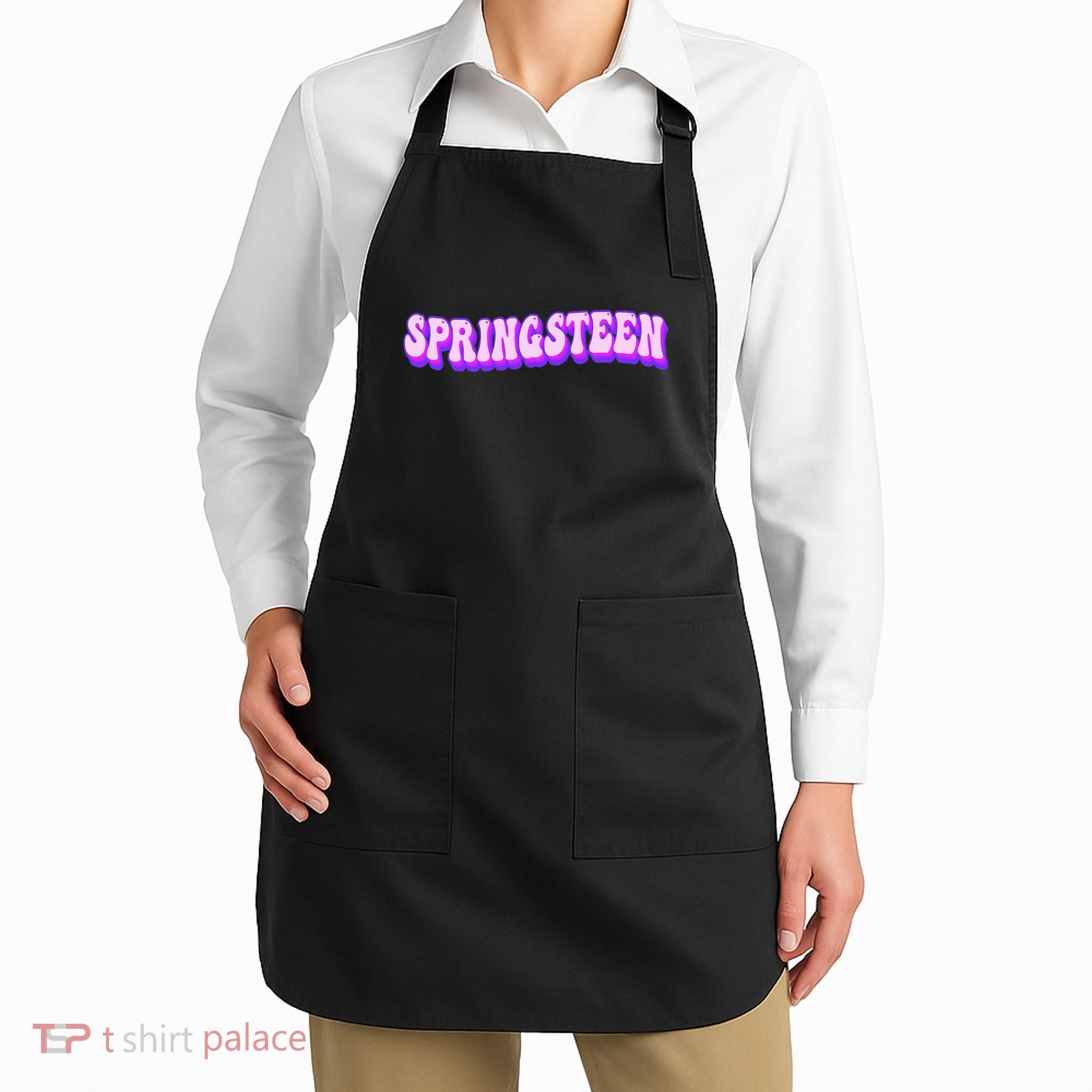 Spring Break Springsteen Vacay Spring Apron