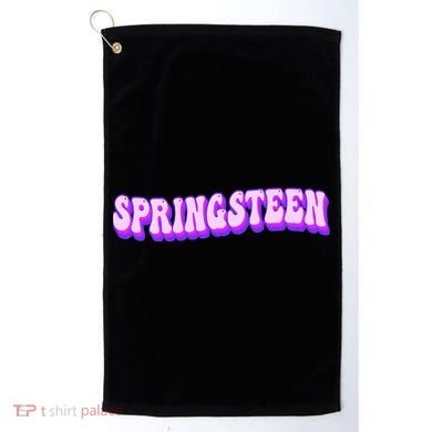 Spring Break Springsteen Vacay Spring Golf Towel