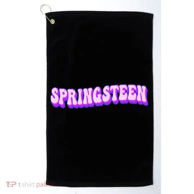 Spring Break Springsteen Vacay Spring Golf Towel