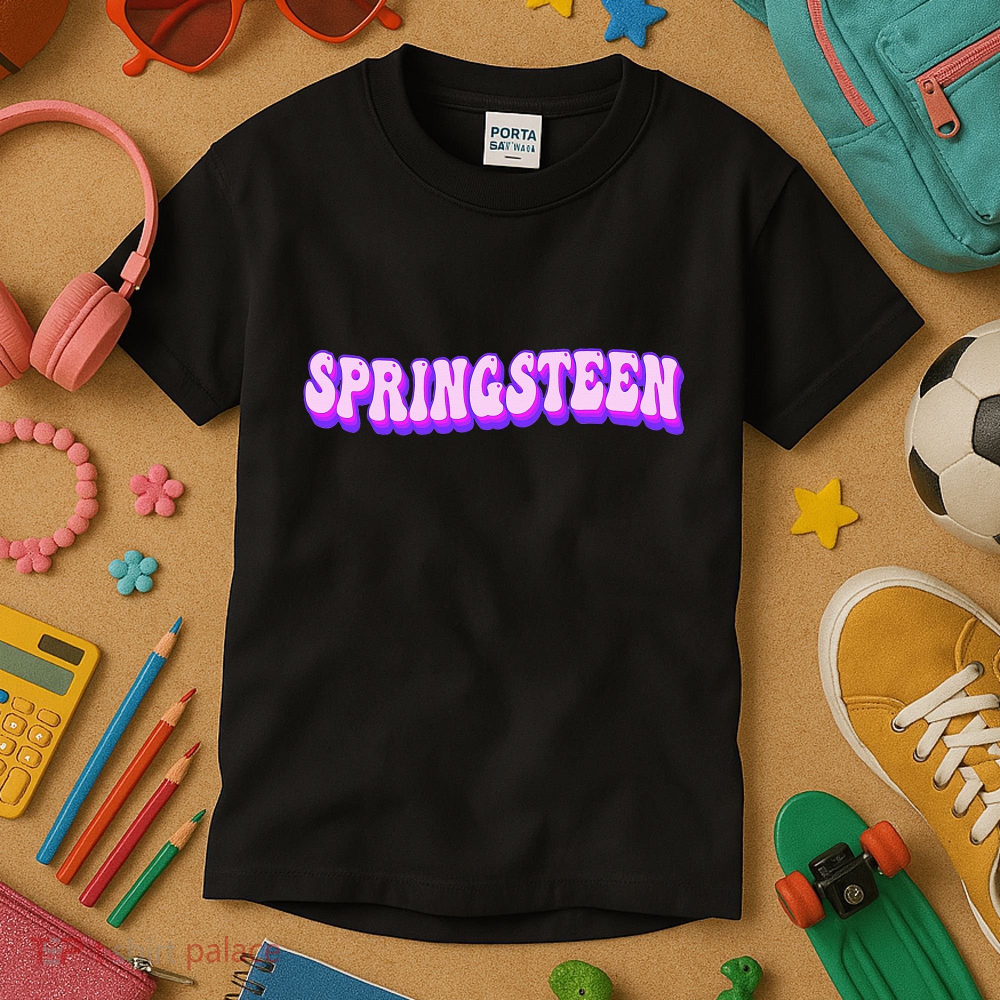 Spring Break Springsteen Vacay Spring Kids T-Shirt