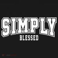 Simply Blessed Sporty Logo Christian Mousepad thumb 1