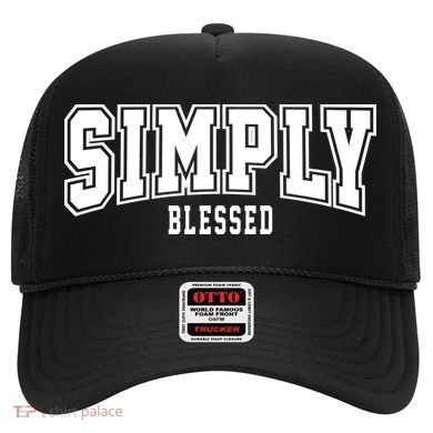 Simply Blessed Sporty Logo Christian Hat