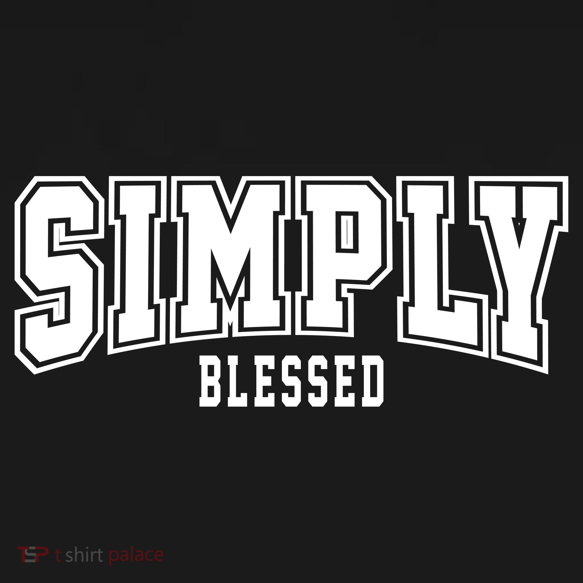 Simply Blessed Sporty Logo Christian Visor