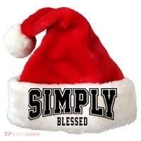 Simply Blessed Sporty Logo Christian Santa Hat thumb 0