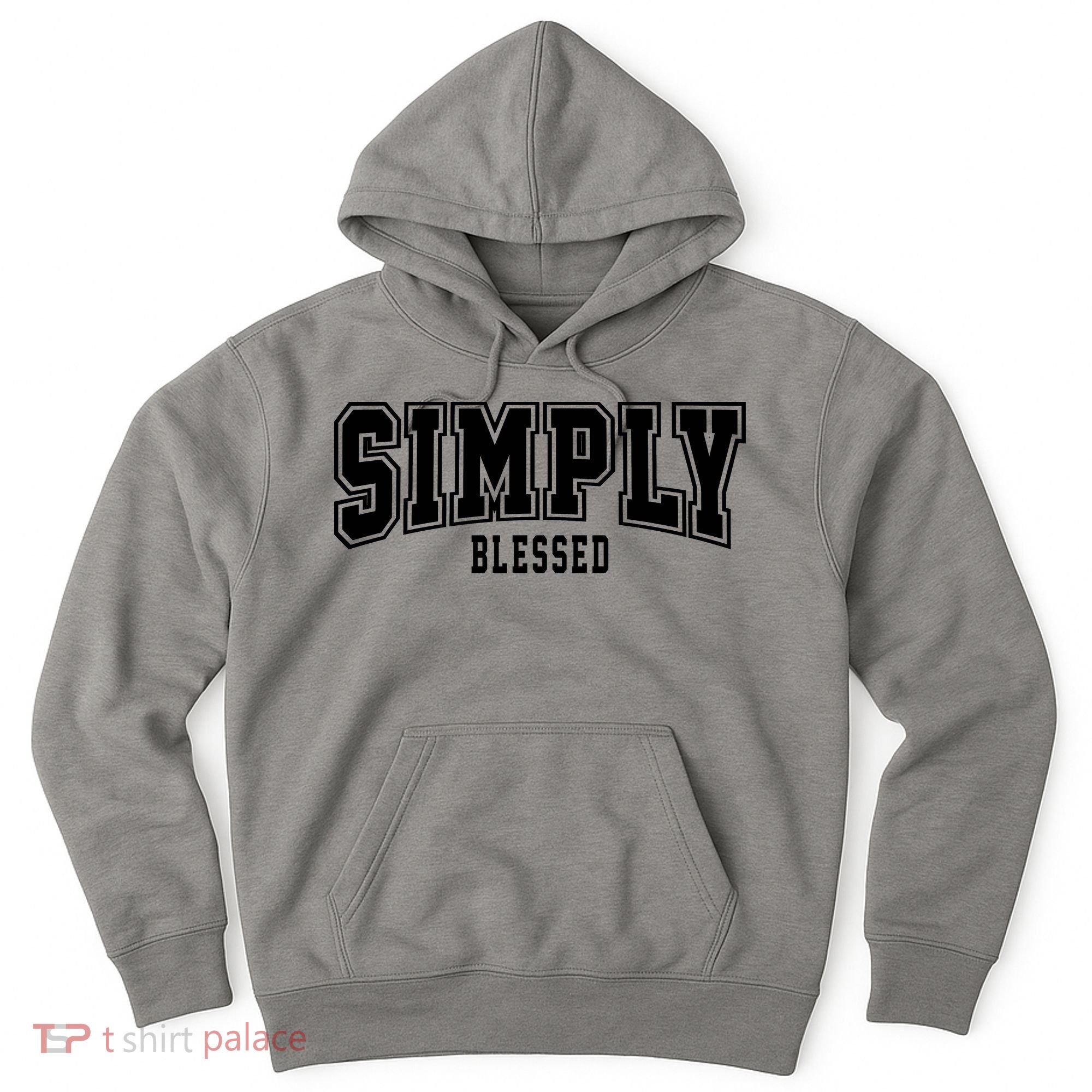 Simply Blessed Sporty Logo Christian Hoodie