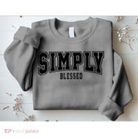 Simply Blessed Sporty Logo Christian Sweatshirt thumb 2