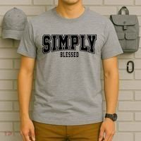 Simply Blessed Sporty Logo Christian T-Shirt thumb 6
