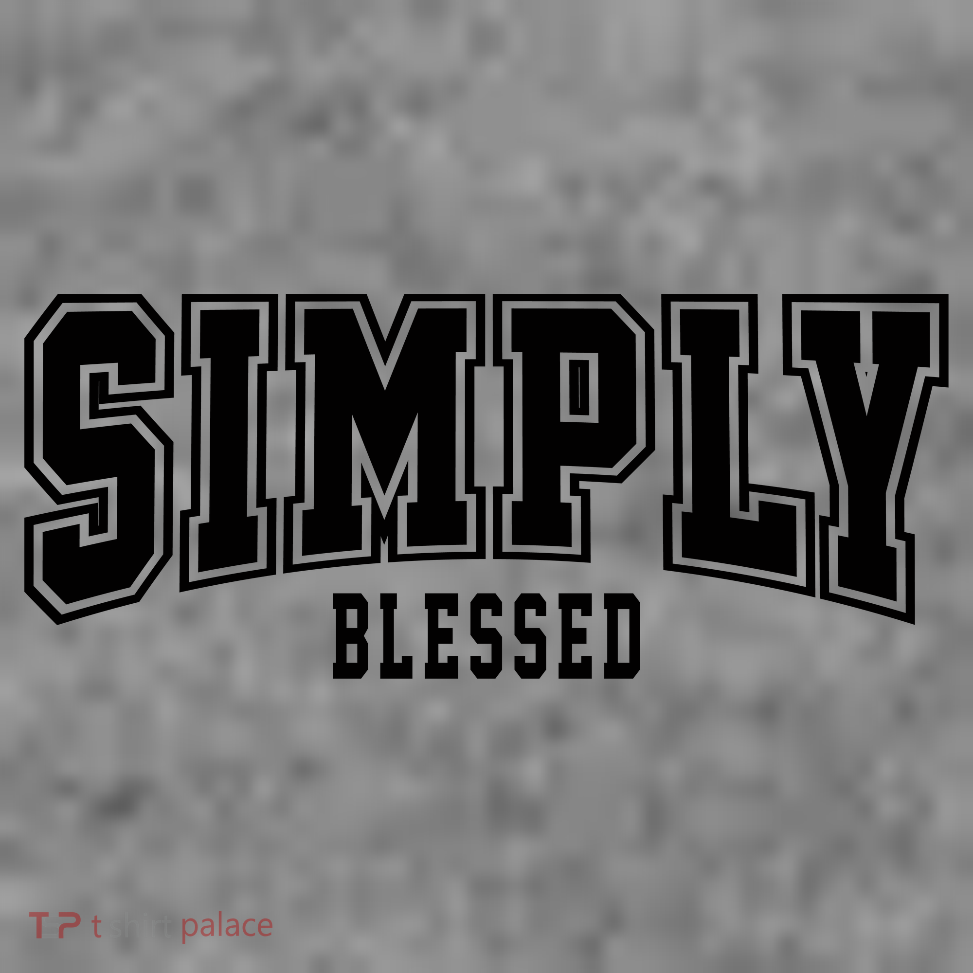 Simply Blessed Sporty Logo Christian Women's Hoodie