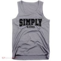 Simply Blessed Sporty Logo Christian Tank Top thumb 0