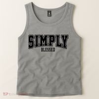 Simply Blessed Sporty Logo Christian Tank Top thumb 2