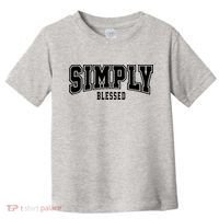 Simply Blessed Sporty Logo Christian Toddler T-Shirt thumb 0