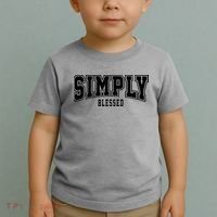 Simply Blessed Sporty Logo Christian Toddler T-Shirt thumb 2