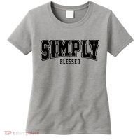 Simply Blessed Sporty Logo Christian Women's T-Shirt thumb 0