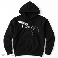 Spooky Boop Skeleton Hand Touch Nose Cat Halloween Costume Hoodie thumb 0