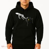 Spooky Boop Skeleton Hand Touch Nose Cat Halloween Costume Hoodie thumb 2