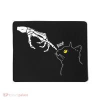 Spooky Boop Skeleton Hand Touch Nose Cat Halloween Costume Mousepad thumb 0
