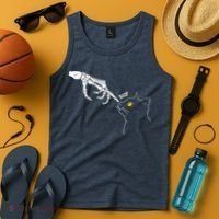 Spooky Boop Skeleton Hand Touch Nose Cat Halloween Costume Tank Top thumb 4