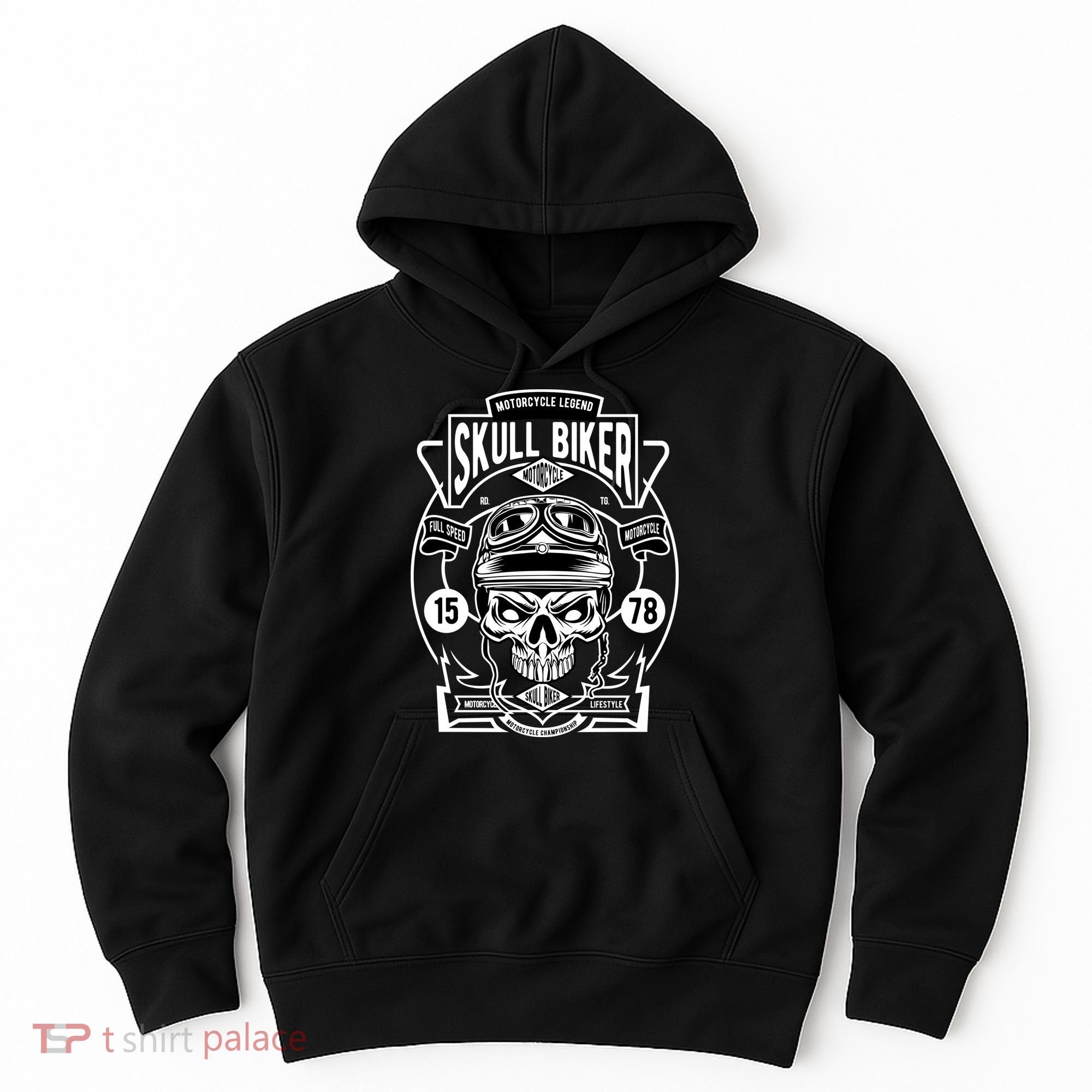 Skull Biker Hoodie