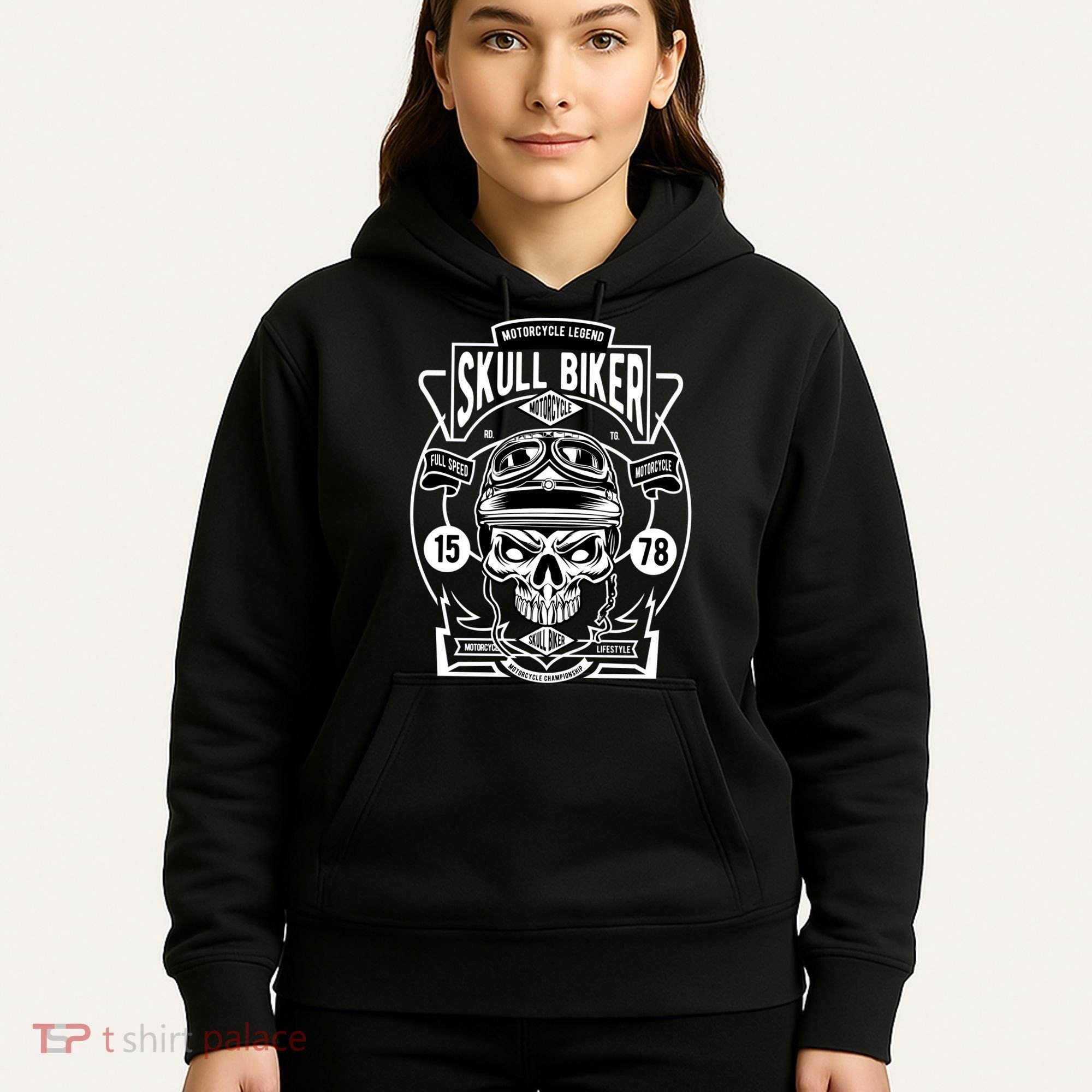 Skull Biker Hoodie
