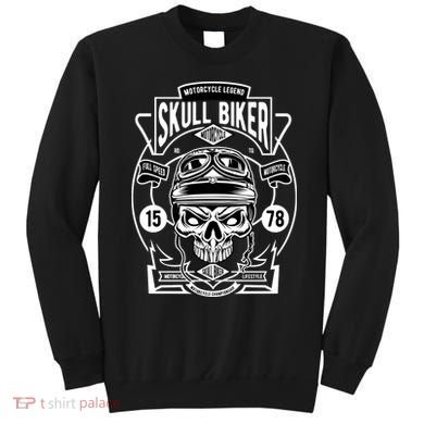 Skull Biker Sweatshirt