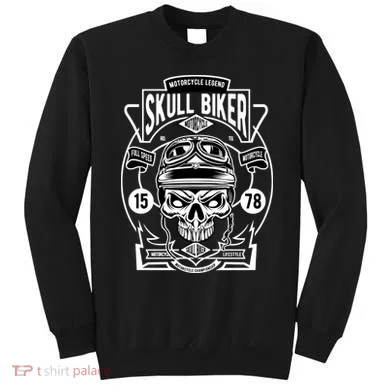 Skull Biker Sweatshirt