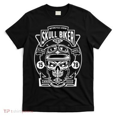 Skull Biker T-Shirt