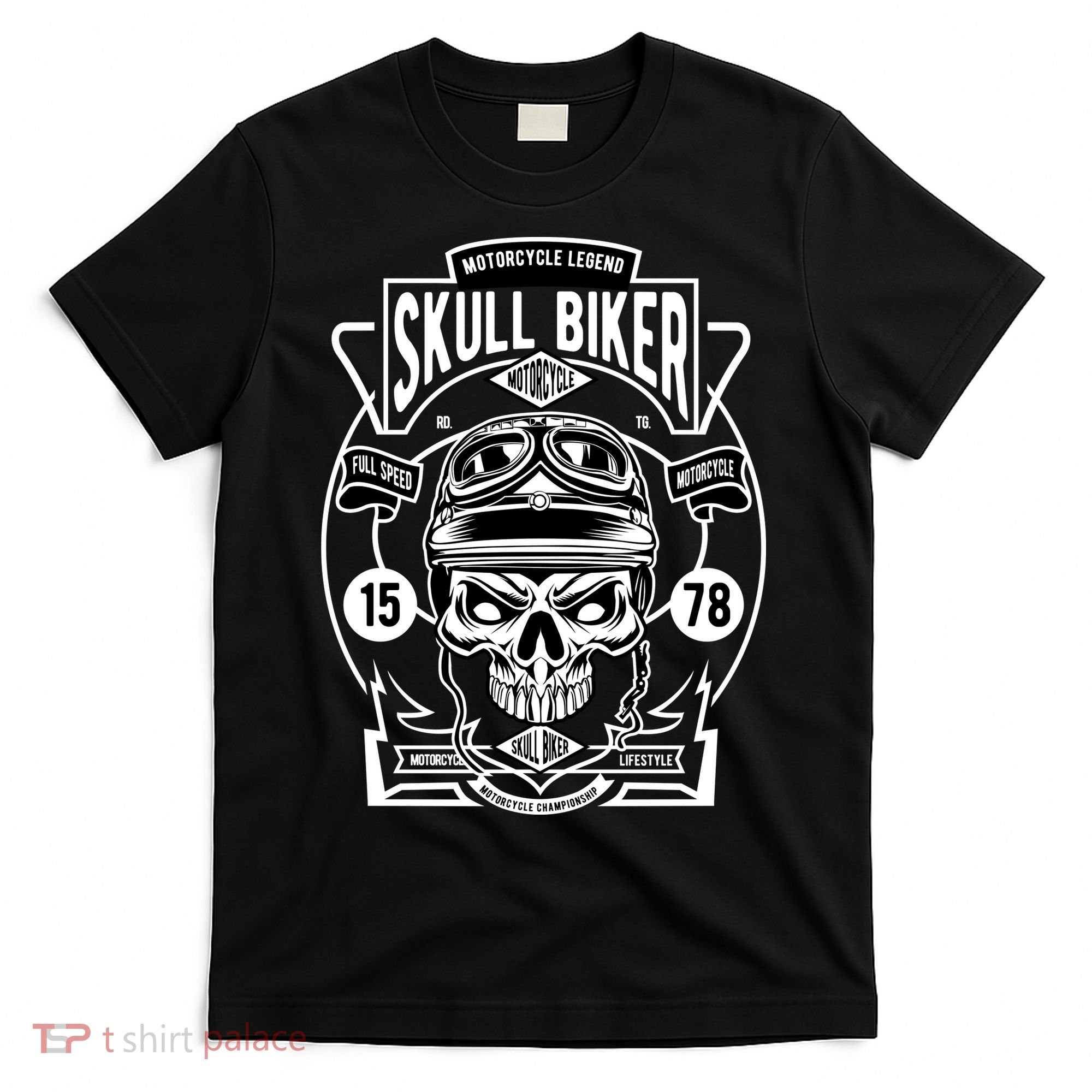 Skull Biker T-Shirt