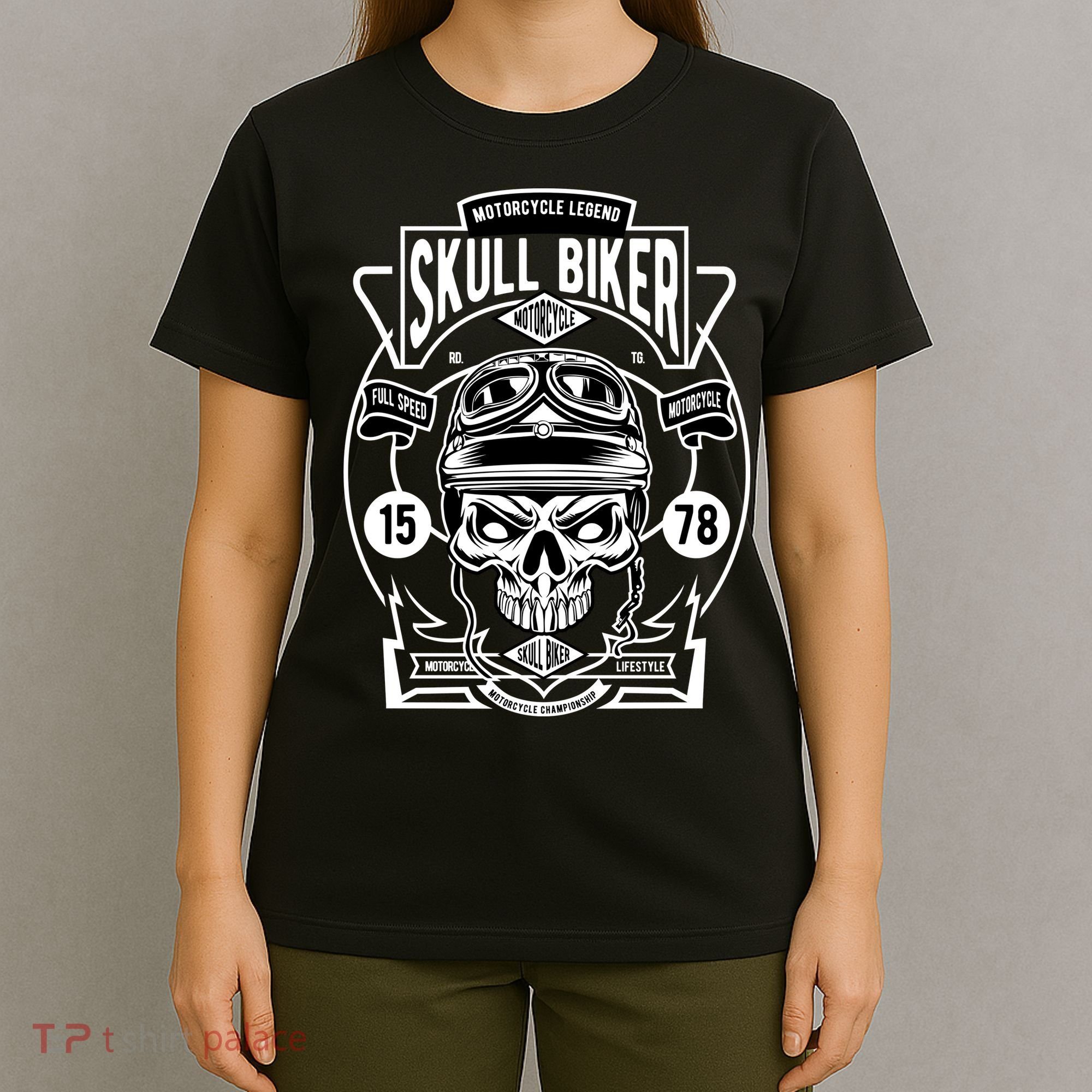 Skull Biker T-Shirt