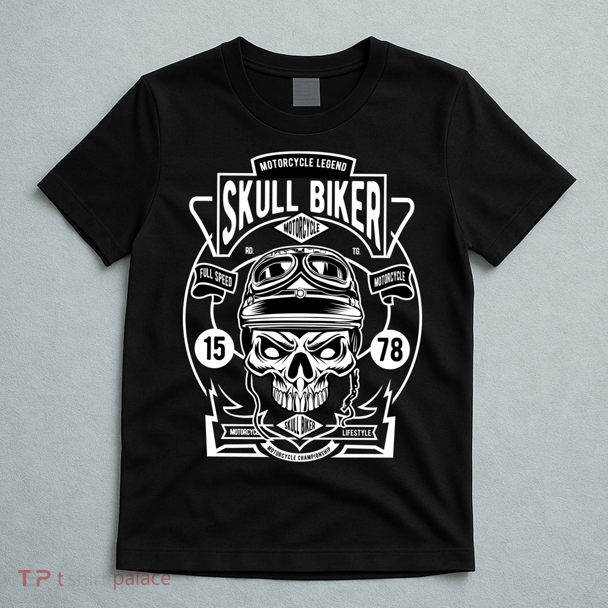 Skull Biker T-Shirt