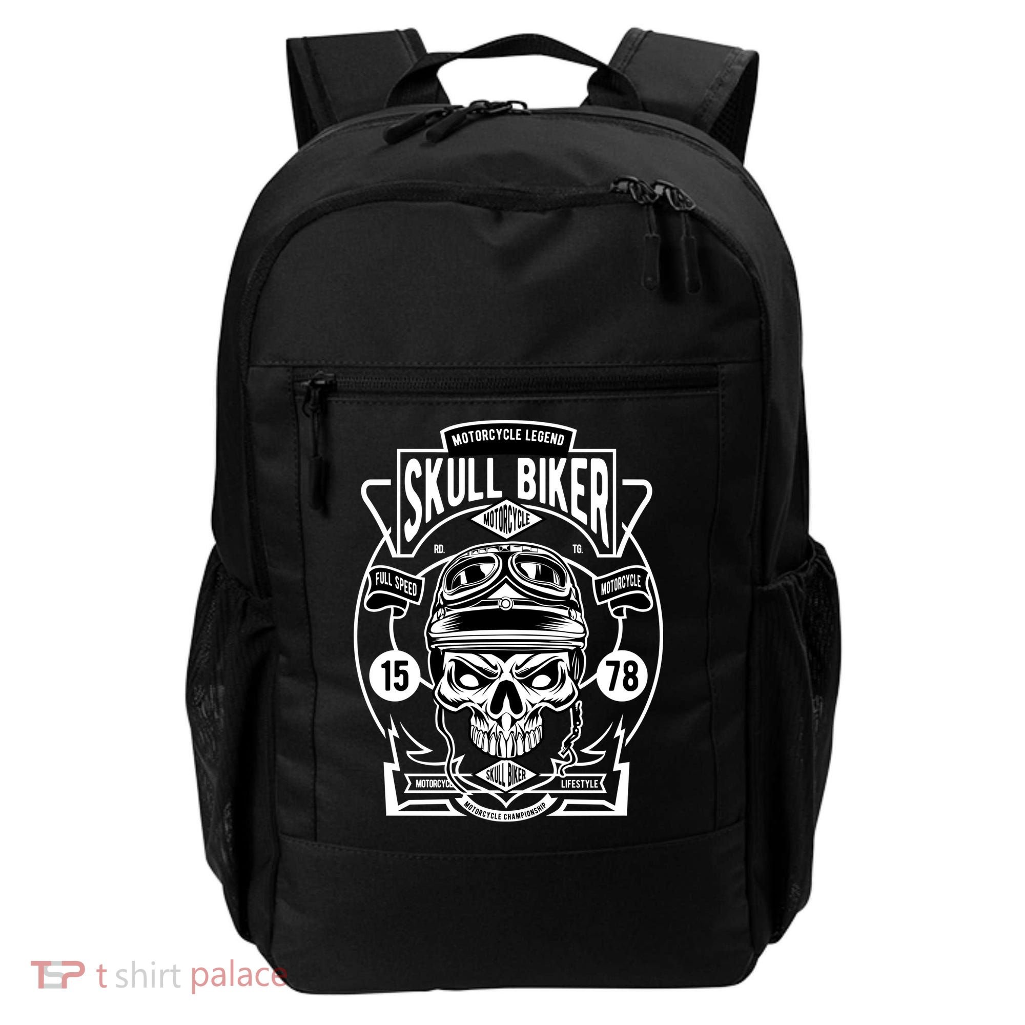 Skull Biker Backpack