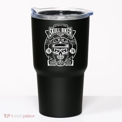 Skull Biker Tumbler