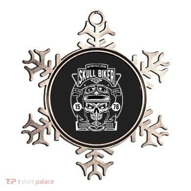 Skull Biker Ornament