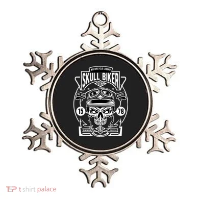Skull Biker Ornament