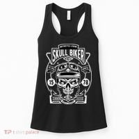 Skull Biker Women's Tank Top thumb 0