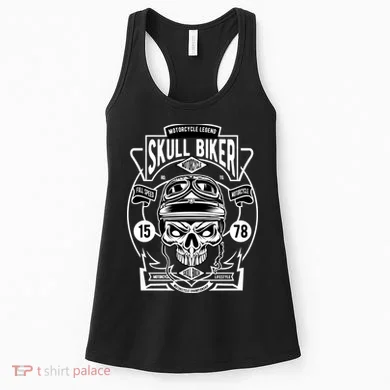 Skull Biker Women's Tank Top