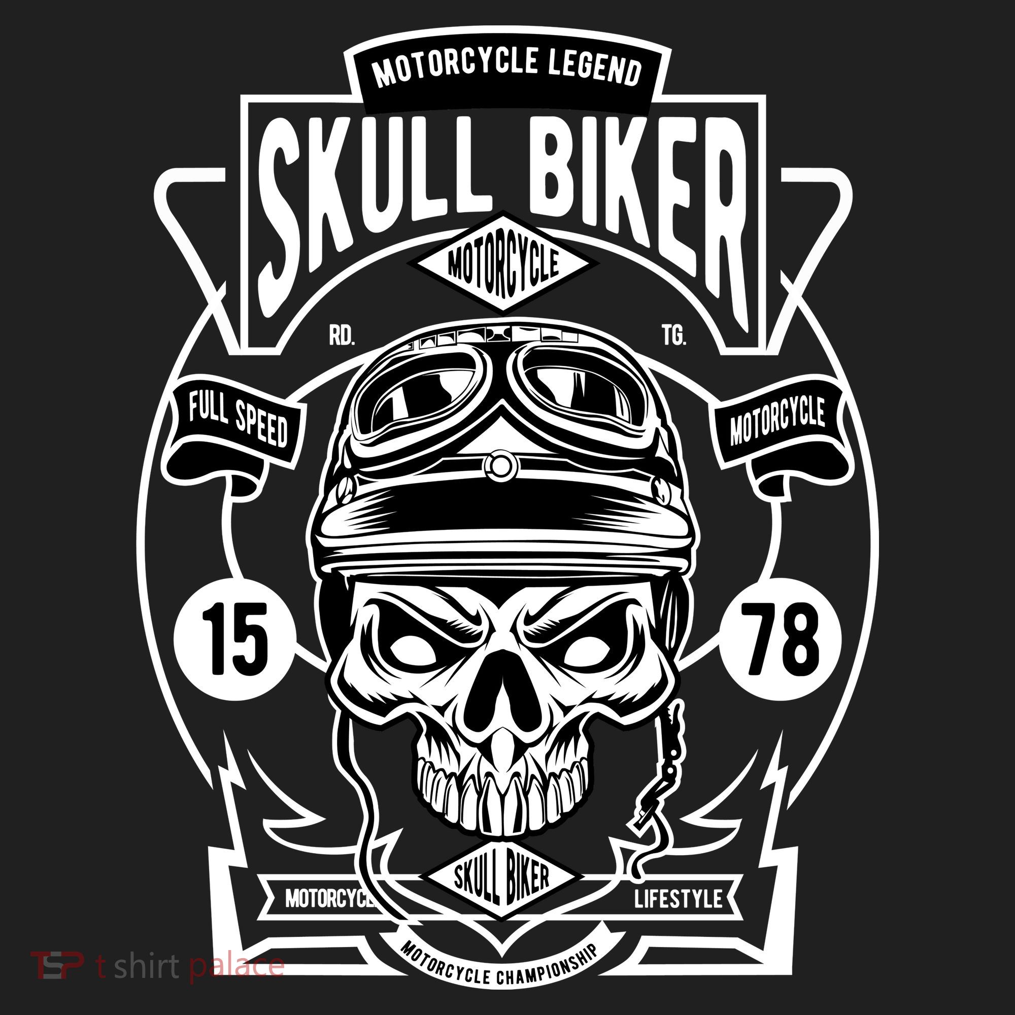 Skull Biker Hat