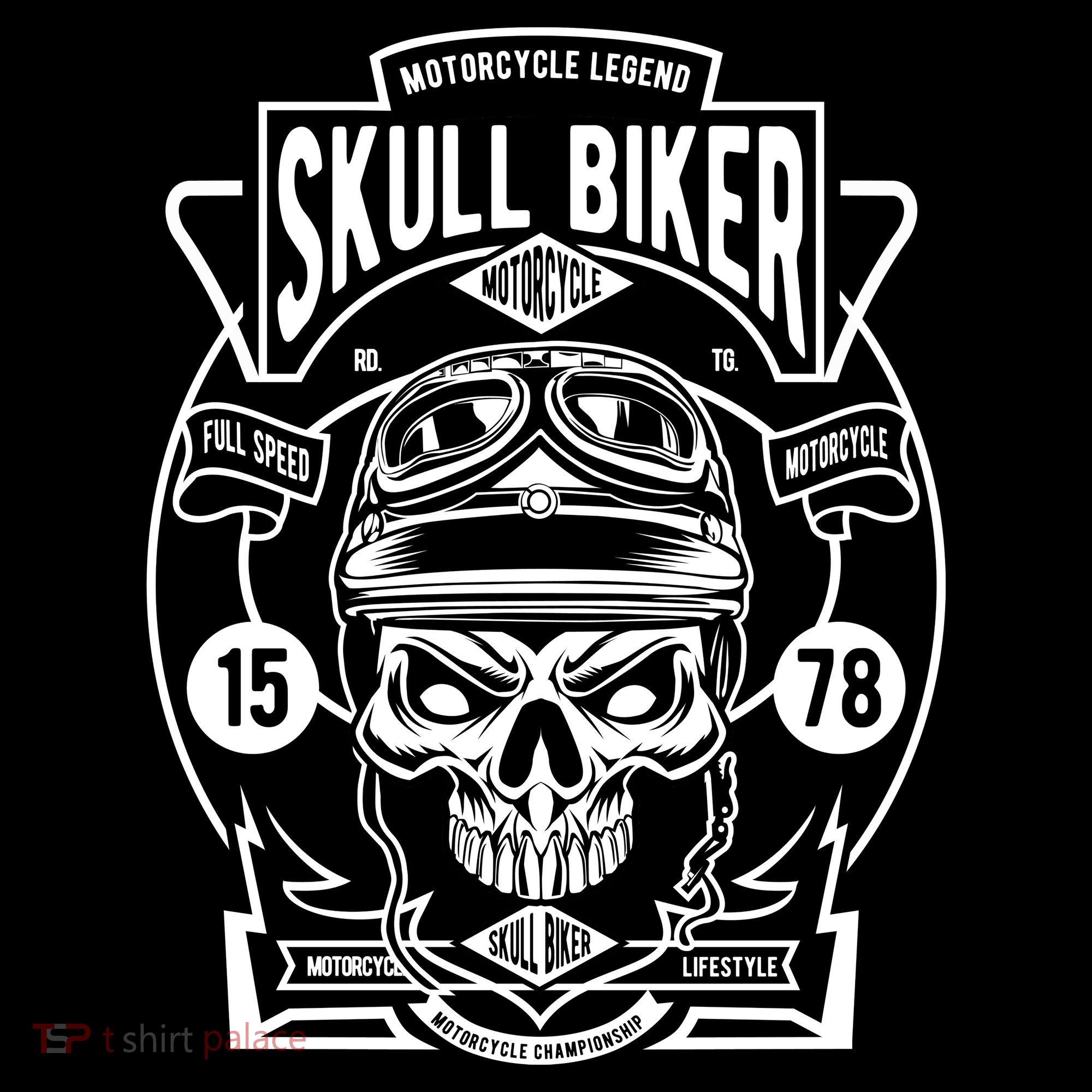 Skull Biker Tank Top